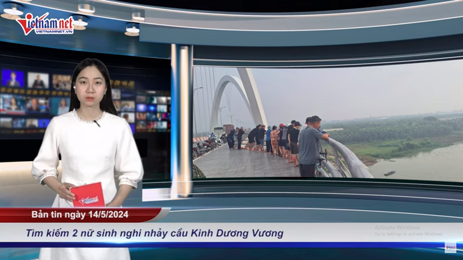 Bắc Ninh: Tìm kiếm 2 nữ sinh nghi nhảy cầu Kinh Dương Vương