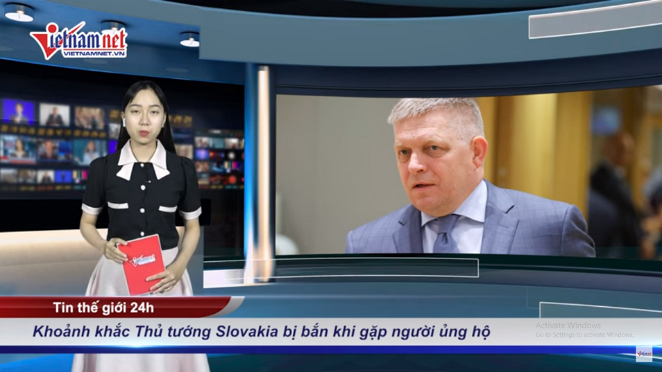 Cận cảnh khoảnh khắc vụ ám sát Thủ tướng Slovakia Robert Fico