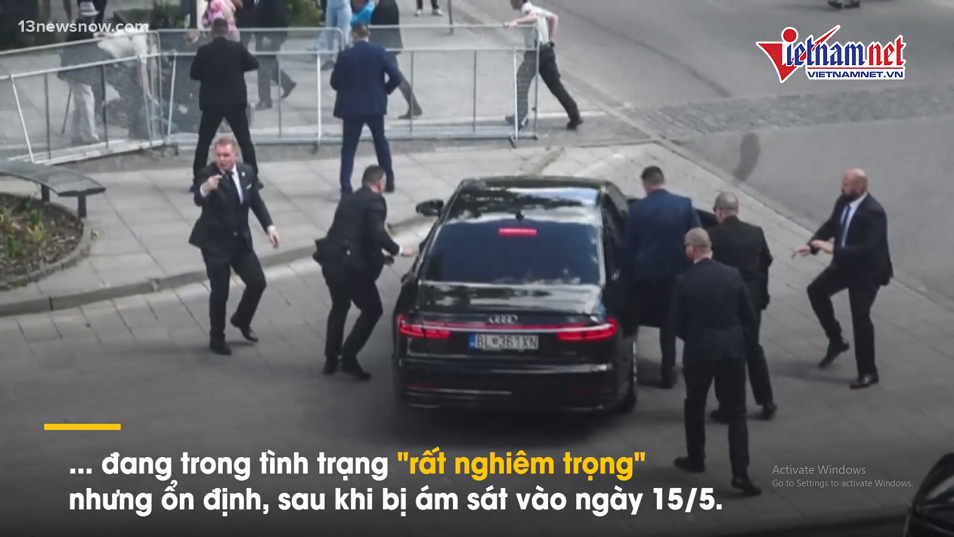 Bác sĩ cập nhật tình hình sức khỏe của Thủ tướng Slovakia sau vụ ám sát