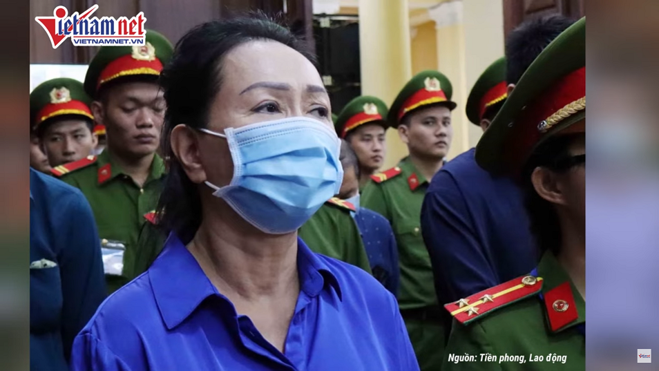 Bà Trương Mỹ Lan bật khóc khi nói lời sau cùng: “Trái tim bị cáo đang rỉ máu từng giây, từng giây”